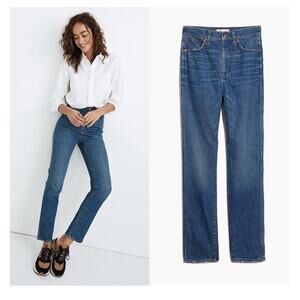 Madewell Straight Leg Jeans - Classic Denim